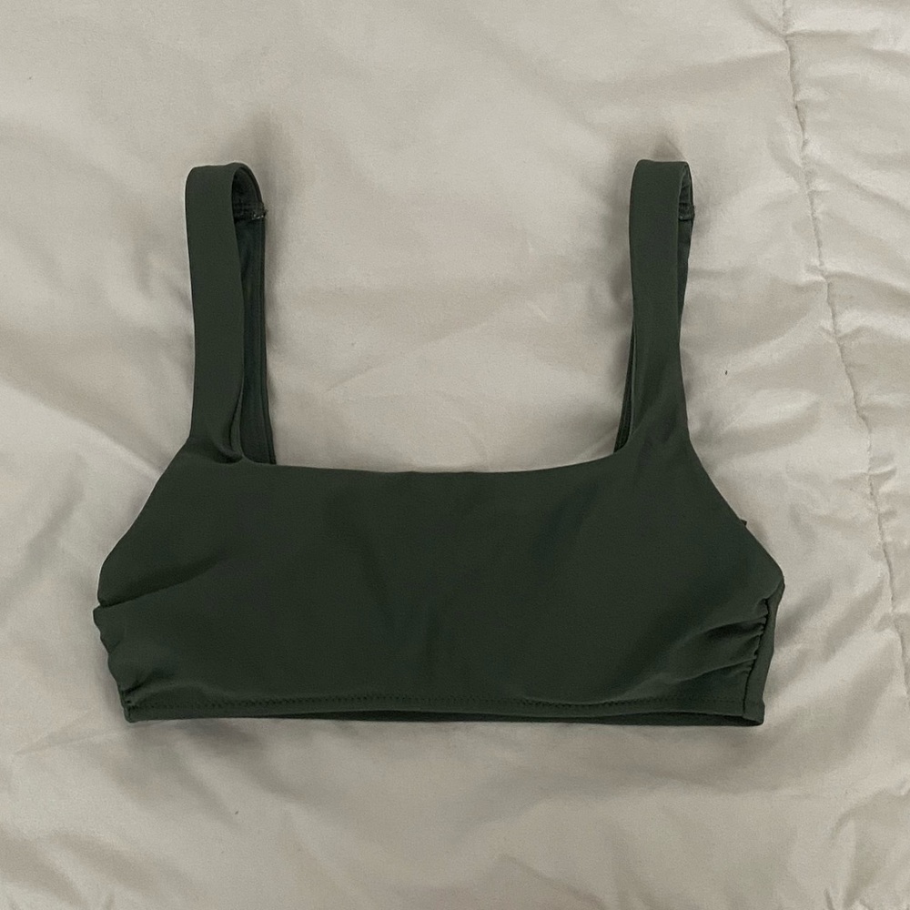 Aerie green bathing suit top